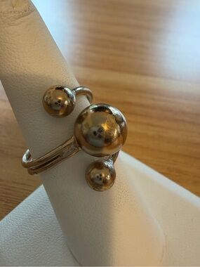 Triple Ball Adjustable Ring - 7.5